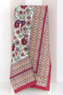 20s Cotton Bed Cover in Floral Block Print